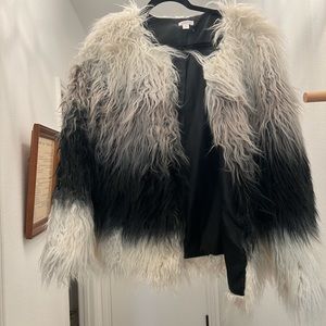 Super cute fur evening jacket
